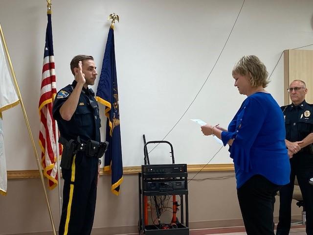 Officer Stachurski Ceremonial Oath of Office & Badge Pinning