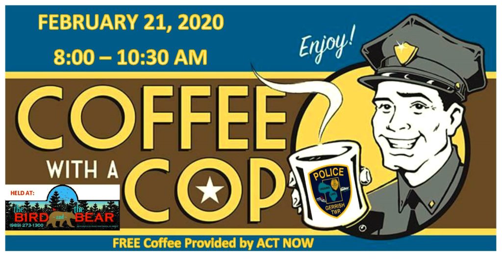 Join Us for “Coffee With A Cop” on Feb. 21st